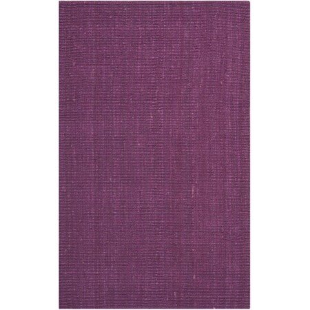 Safavieh 8 x 10 ft. Large Rectangle Casual Purple Natural Fiber Rug NF447B-8